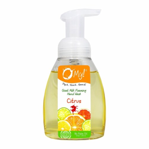 O My 708816 8.5 oz Foaming Hand Wash Citrus Perspective: front