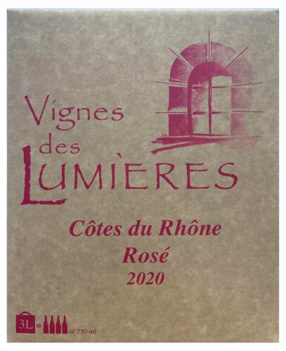 Vignes De Lumieres Cotes du Rhone Rose Wine Perspective: front