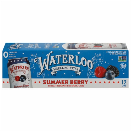 Waterloo® Summer Berry Flavored Sparkling Water Cans