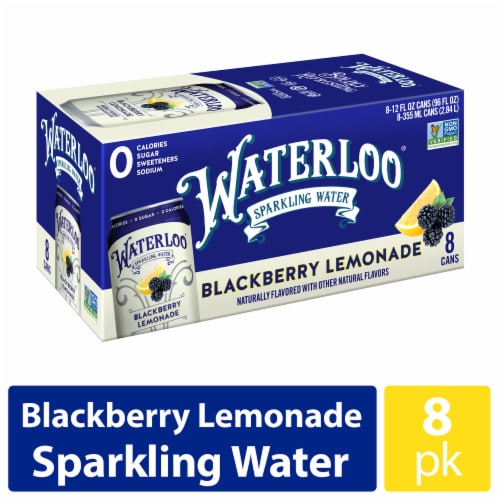 Waterloo Blackberry Lemonade Sparkling Water Perspective: front