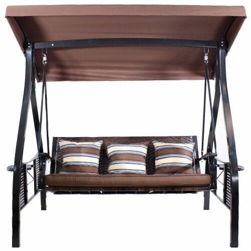 Canopy swing with online side tables