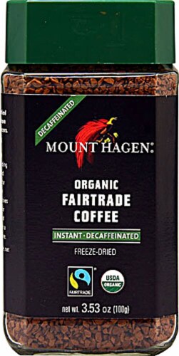 Mount Hagen Decaf Organic Instant Coffee Perspective: front