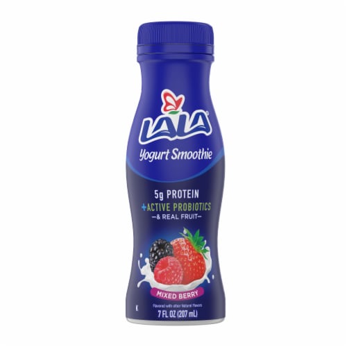 LaLa Mixed Berry Probiotic Yogurt Smoothie Perspective: front
