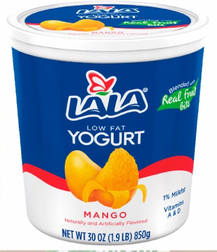 Lala Mango Low Fat Yogurt Perspective: front