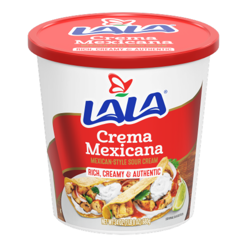 LaLa Mexican Style Sour Cream Perspective: front