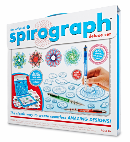 The Original Spirograph Deluxe Set with Bonus Card Making Kit