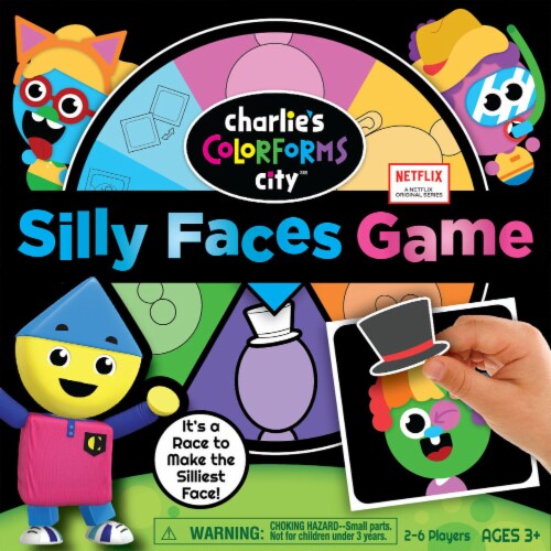 Colorforms® Charlie's Colorforms City Silly Faces Game Perspective: front