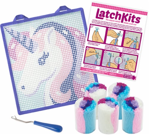 LatchKits Unicorn Mini-Rug Perspective: front