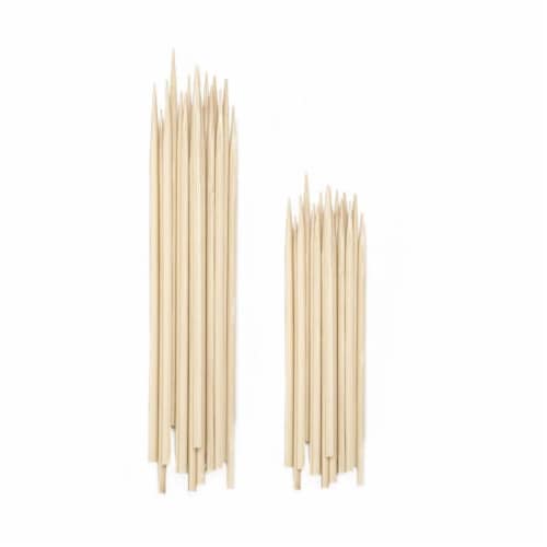 Viovia 6026090 Natural Bamboo Skewers Perspective: front