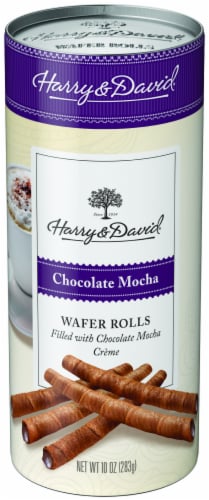Harry & David® Chocolate Mocha Wafer Rolls Perspective: front