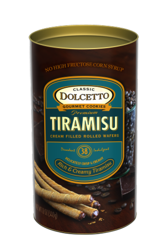Dolcetto Tiramisu Wafer Rolls Perspective: front