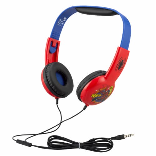EKids Corded Youth Headphones - Spider-Man Perspective: front
