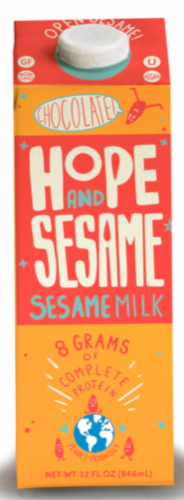 Hope & Sesame Chocolate Sesame Milk Perspective: front