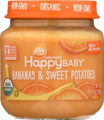 Banana Baby Food with Pitaya  Stage 2 Banana Puree For Your Baby