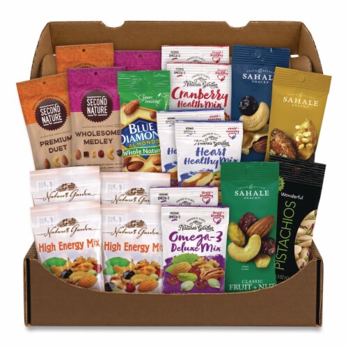 Snack Box Pros Healthy Mixed Nuts Snack Box Perspective: front