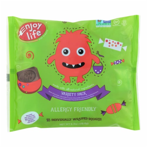 Enjoy Life® Allergy-Friendly Chocolate Squares Minis Variety Pack, 18 ct -  Kroger