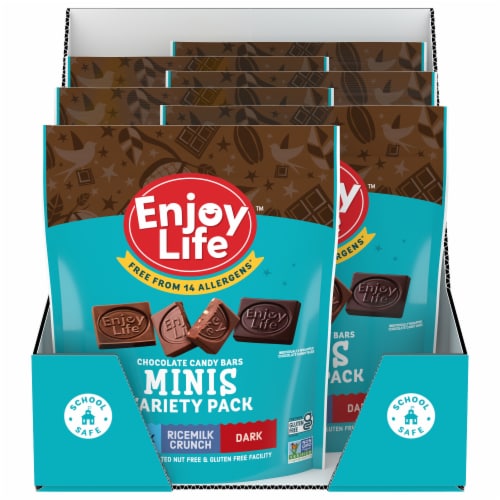 Enjoy Life™ Minis Chocolate Variety Pack Perspective: front