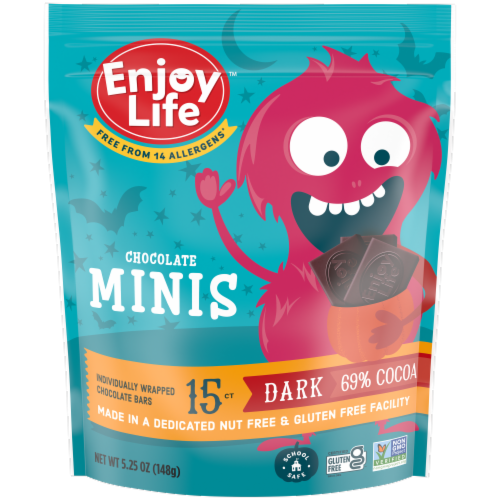 Enjoy Life™ Halloween Dark Chocolate Minis Perspective: front