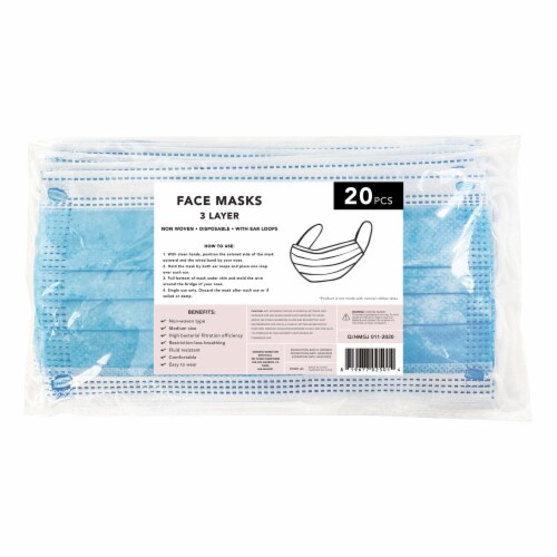 KITSCH Layered Disposable Face Mask Perspective: front