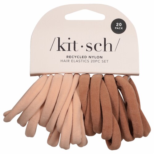 Kitsch Recycled Nylon Hair Elastics Perspective: front