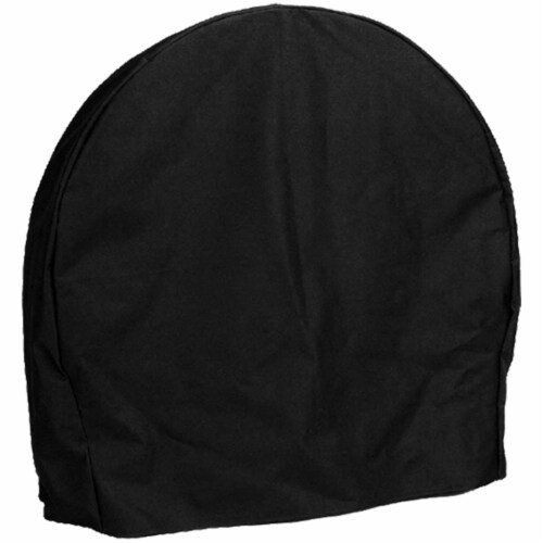Sunnydaze Log Hoop Cover for Firewood Polyester with PVC Backing - Black - 24 Sunnydaze Log Hoop Cover for Firewood Polyester with PVC Backing - Black - 24