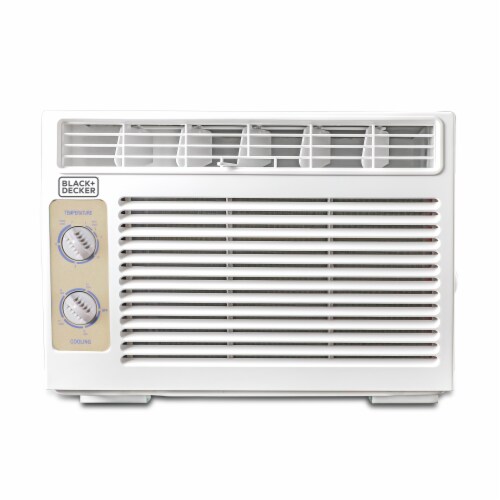 BLACK + DECKER 5000 BTU Window Air Conditioner Perspective: front