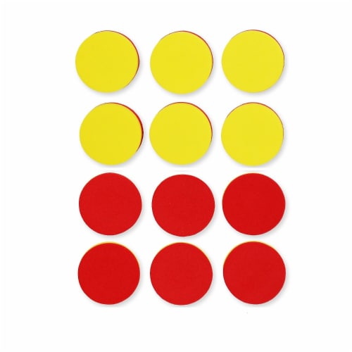 Learning Advantage Magnetic Two Color Counters Foam Set Of 200 7408 Perspective: front