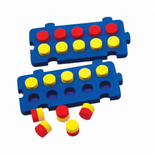 Learning Advantage CTU7409 Ten Frames Foam - Set of 4 Perspective: front