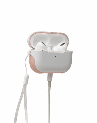 WITHit Airpod Pro Sport Case - White/Pink Perspective: front