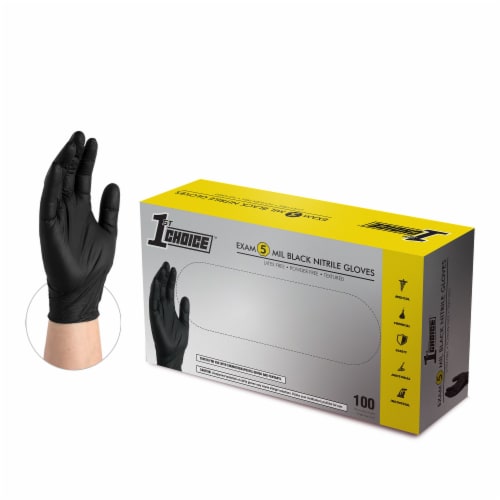 Black gloves disposable medium deals