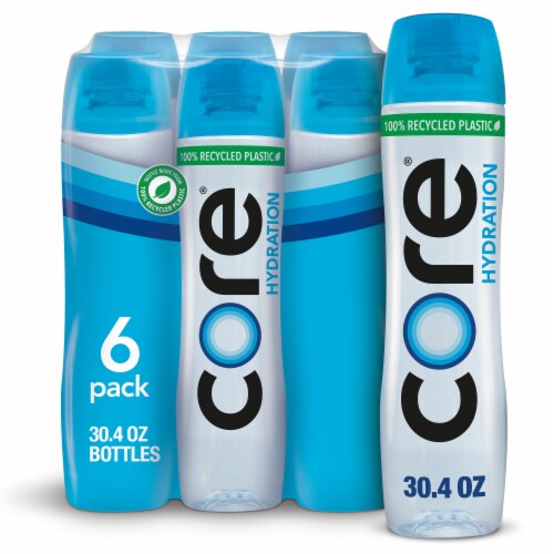 Core® Hydration Bottled Water, 6 bottles / 30.4 fl oz - Harris Teeter