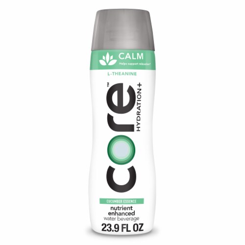 Core Hydration Calm Enhanced Bottled Water Perspective: front
