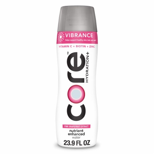 Core Hydration Vibrance Enhanced Bottled Water Perspective: front