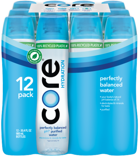 Core® Hydration Purified Bottled Water Perspective: front