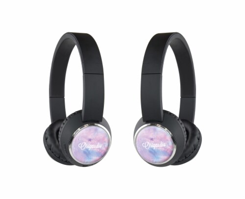Origaudio BeeBop Headphones - Purple Paint Perspective: front