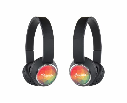 Origaudio BeeBop Headphones - Rainbow Perspective: front