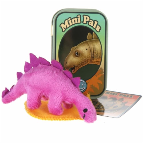 Giftable World T14-SPIKE Mini Pals Stegosaurus Tin Perspective: front