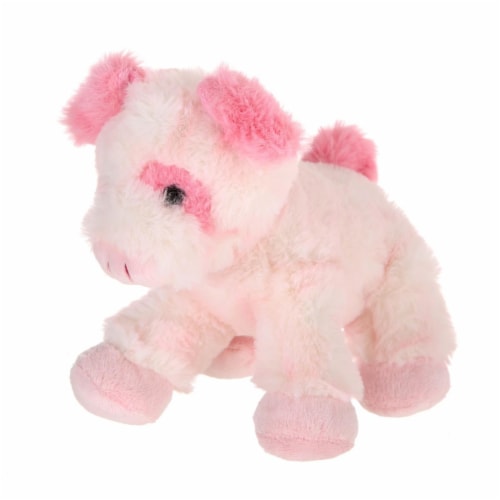 Giftable World A00051 7 in. Plush Lying Pig Perspective: front