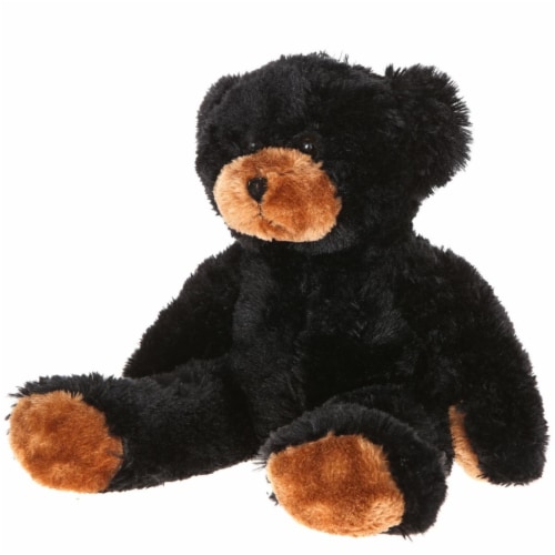 Giftable World  15 in. Plush Bean Bear - Black Perspective: front