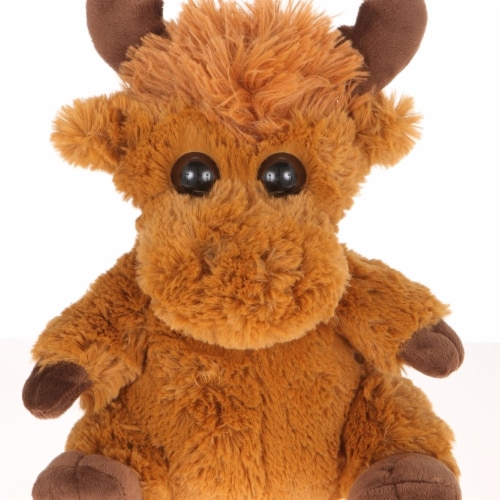 Giftable World A00033 10.5 in. Plush Mop Tops Moose Perspective: front
