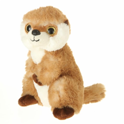 Giftable World A00062 7 in. Plush Big Eyes Standing Marmot Perspective: front