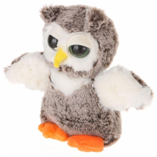 Giftable World A00063 7 in. Big Eyes Standing Owl Perspective: front