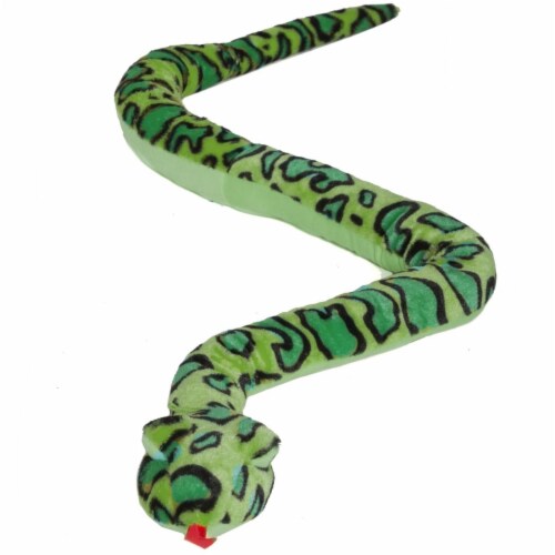 Giftable World  72 in. Plush Snake - Green Perspective: front