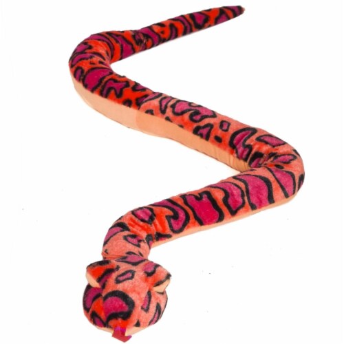 Giftable World A08063 72 in. Plush Snake - Red Perspective: front