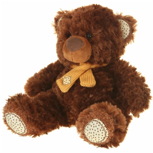 Giftable World A01001 13 in. Plush Bear - Brown Perspective: front