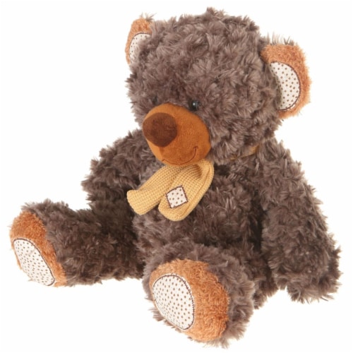 Giftable World A01006 10 in. Plush Bear - Gray Brown Perspective: front