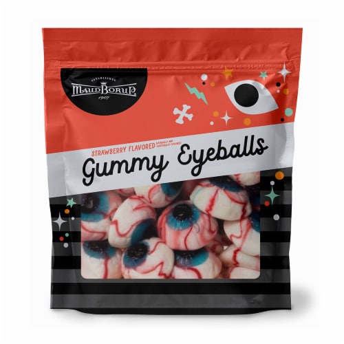 Maud Borup Strawberry Gummy Eyeballs Perspective: front