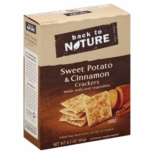 Fry S Food Stores Back To Nature Sweet Potato And Cinnamon Crackers 6 5 Oz