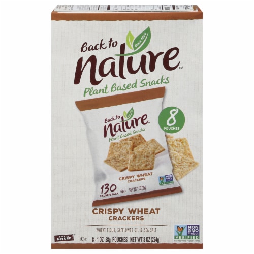 Back to Nature™ Crispy Wheat Crackers Perspective: front