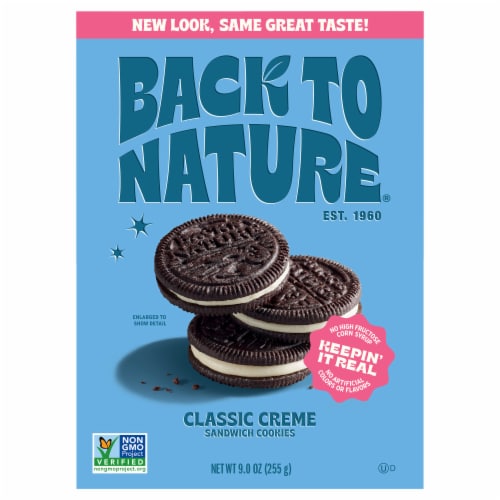 Back to Nature® Classic Creme Sandwich Cookies Perspective: front